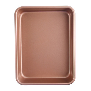 Juego de moldes rectangulares para hornear de 22 cm, 28 cm y 32 cm, antiadherentes, de acero al carbono, para pasteles, pan, asados, carne, uso doméstico y comercial. - Product Image 5