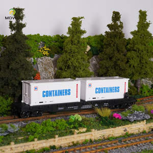 Modellino in Scala 1/87 HO di Veicolo per Trasporto Container, Materiale per Modellismo Ferroviario e Paesaggistico in Miniatura - Product Image 6
