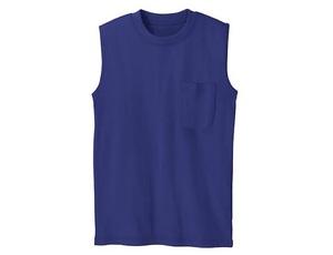 T-shirts sans manches pour hommes grandes tailles, unis, personnalisables avec logo/OEM – T-shirt d'été sans manches pour hommes, idéal pour le fitness - Product Image 5