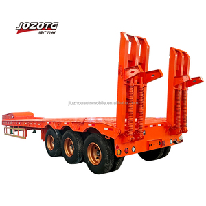 JOZOTG Nouvelle semi-<span class=keywords><strong>remorque</strong></span> surbaissée de haute qualité à 3 <span class=keywords><strong>essieux</strong></span>, 60 tonnes, 100 tonnes, pour le transport d'excavatrices et de chargeuses, à vendre - Product Image 5