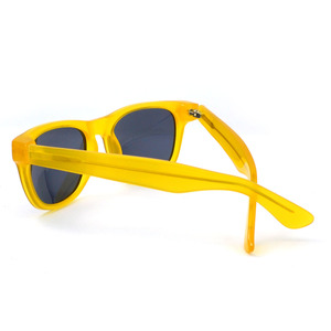 Gafas de Sol Unisex de Acetato de Alta Calidad, Montura de Acetato Hecha a Mano en Amarillo Gelatina, Gafas de Sol Polarizadas Antideslumbrantes de Moda - Product Image 3