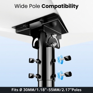 Soporte de Poste Starlink Gen 3 de Alta Resistencia, Ajustable e Impermeable, Kit de Montaje Ajustable para Antena Estándar V3 - Product Image 6