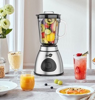 Starlux Silver Crest Mélangeur et Extracteur de Jus de Table à Haute Vitesse en Acier Inoxydable Machine Blender Électrique Portable