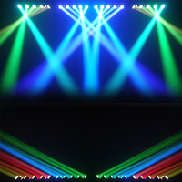 5x80W RGBW Tornado Storm Batten LED Faisceau Tête Mobile Avec Anneau RGB pour DJ Party Disco Club Scène De Mariage