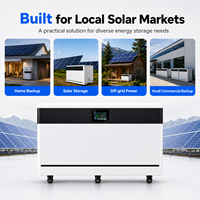 Batería Solar de Suelo LiFePO4 de 30kWh 51.2V 600Ah 200A, Sistema de Almacenamiento de Energía Doméstica para Distribuidores Solares