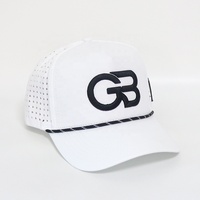 Gorra de Golf Personalizada OEM de Alto Rendimiento con Bordado 3D, Gorra Deportiva de Béisbol para Hombre, Impermeable, Transpirable y Perforada, Venta al Por Mayor