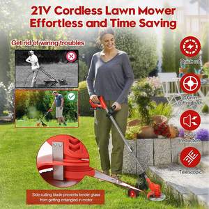 <b>Garden</b> Tools Lithium Battery Rechargeable Lawn Edger Grass Cutter Hand Cordless <b>String</b> Trimmer Mower GT4003 <b>String</b> Trimmer Cordl - Product Image 3