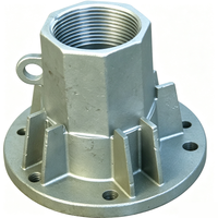 Casing Industri Cor Logam Terbaru yang Laris dengan Basis Flens Berulir, Suku Cadang Mesin Cor Logam Kustom