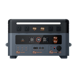Estación <span class=keywords><strong>de</strong></span> Energía Portátil para Camping <span class=keywords><strong>de</strong></span> 2400W y 2016Wh con Batería LiFePO4, Generador <span class=keywords><strong>de</strong></span> Energía Solar <span class=keywords><strong>de</strong></span> Respaldo para Exteriores con Panel Solar Plegable - Product Image 6