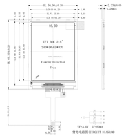 Module LCD TFT 2,8 pouces, écran couleur IPS 240x320, interface SPI 8 broches, pilote ST7789, compatible Arduino ESP32 Raspberry Pi