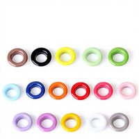 Boucle ronde en métal personnalisée, œillet, bricolage, chaussures, sac, ceinture, décoration de vêtements, peinture en aérosol, rivet creux