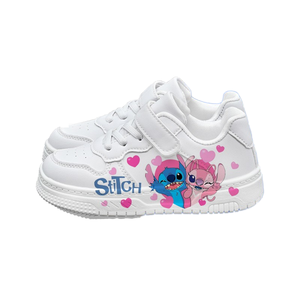 Zapatillas Deportivas Unisex para Niños, Invierno, con Cordones, Parte Superior de Malla, Suela de Goma Plana, para Exteriores, Ocio, Caminar, Transpirables - Product Image 1