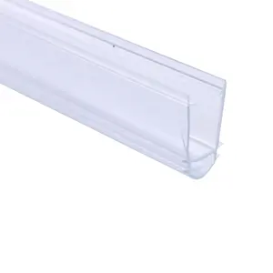 30mm High Plastic Seal Strip Shower Seal Strip For Shower Cabinet Door Shower Water Splash Guard