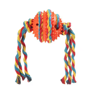 Juguetes Masticables para Perros en Forma de Cuerda, de TPR Ecológico y Duradero, para Limpiar los Dientes de Cachorros - Product Image 5