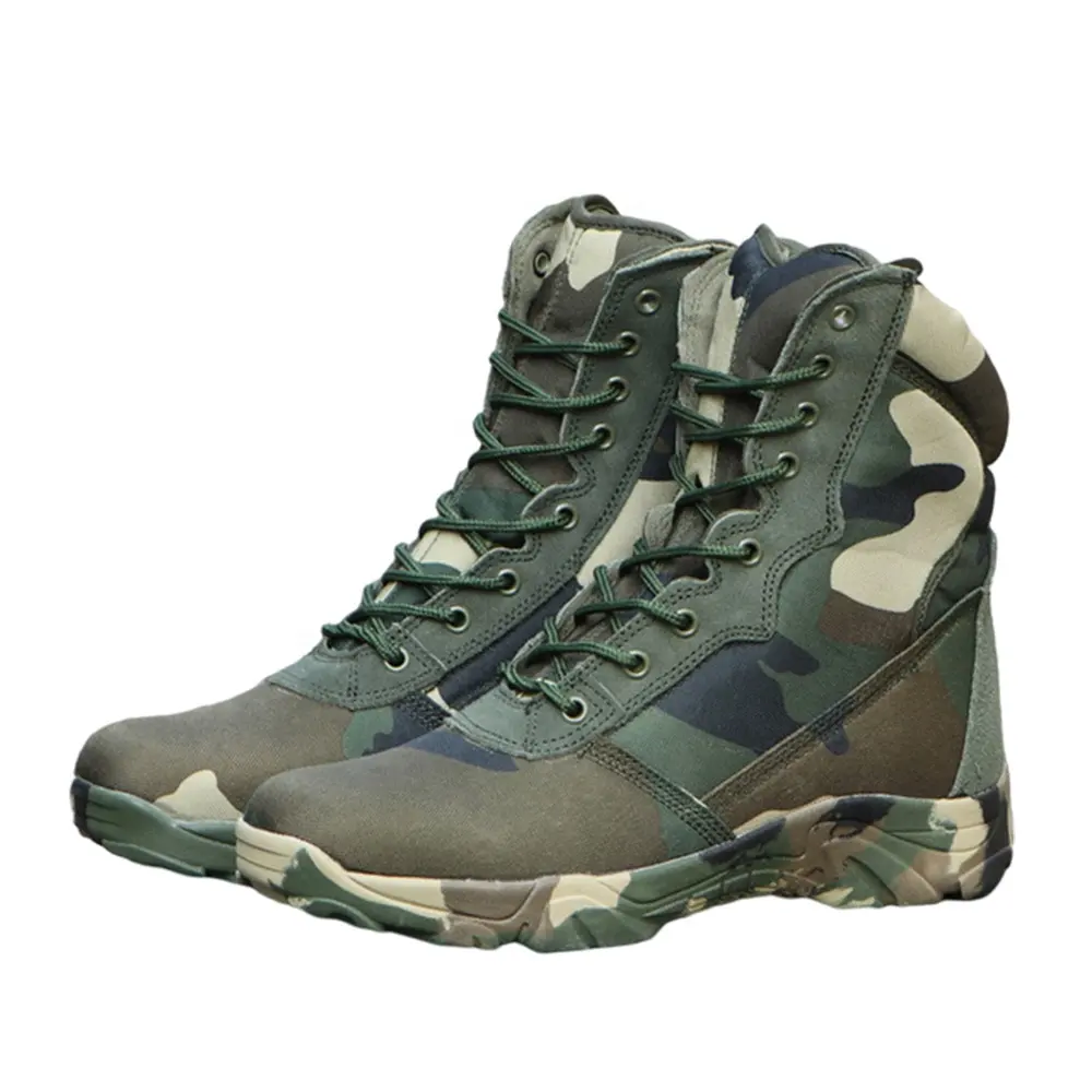 Double Safe Hot Sale RTS Mode Männer Schwarz Mikro faser Outdoor Camping Jungle Tactical Boots