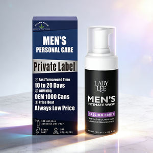 Espuma íntima de maracuyá <span class=keywords><strong>para</strong></span> hombres. pH balance, antibacteriana, previene picor y mal olor. - Product Image 1