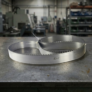 Lame de scie à ruban horizontale industrielle DH Factory de qualité supérieure pour le bois, OEM ODM, pour scie à ruban à utilisation humide en scierie - Product Image 1