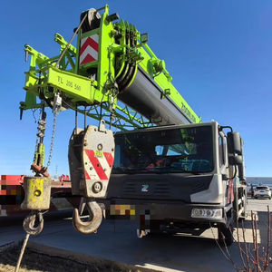 2022 Zoomlion 25ตันรถบรรทุกเครนรุ่น ZTC252E -1 42เมตรหลักบูมสี่หลักมอเตอร์ PLC ไม่จำเป็นต้องเสริมการเชื่อม - Product Image 1