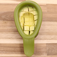 Kingwise Multifunctionele Keuken Creatieve Fruit- en Groente Snijder/Schiller/Hakker van RVS met PP Handvat (3-in-1)