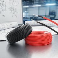 ST Direktverkauf ab Werk 4mm2 6mm2 H1Z2Z2-K Solar-PV-Kabel 2-adriges Photovoltaik-Kupferkabel PVC-Isolierung für Industrielle Kraftwerke