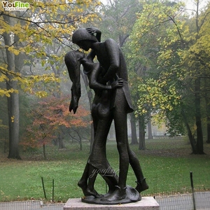 Statua in bronzo a grandezza naturale di <span class=keywords><strong>Romeo</strong></span> e <span class=keywords><strong>Giulietta</strong></span>, famosi innamorati, per esterni, di YOUFINE - Product Image 6