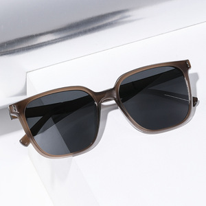 แว่นกันแดด Gm สำหรับผู้ชาย กรอบใหญ่ โพลาไรซ์ UV400 กรอบสีดำ PC เลนส์ TAC ระดับ 2 ป้องกันแสงแดด สไตล์ขับรถ - Product Image 5