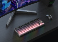 Clavier mécanique sans fil AULA F87 Pro V2, 3 modes, batterie 10000mAh, 87 touches, hot-swap, RGB personnalisable, clavier de jeu e-sport