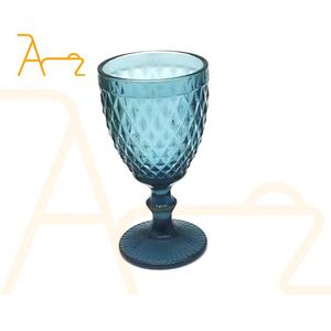 بيع بالجملة دخان أخضر ملون-أواني زجاجية ملونة بتصميم ماسي-أواني زجاجية عتيقة - Product Image 5