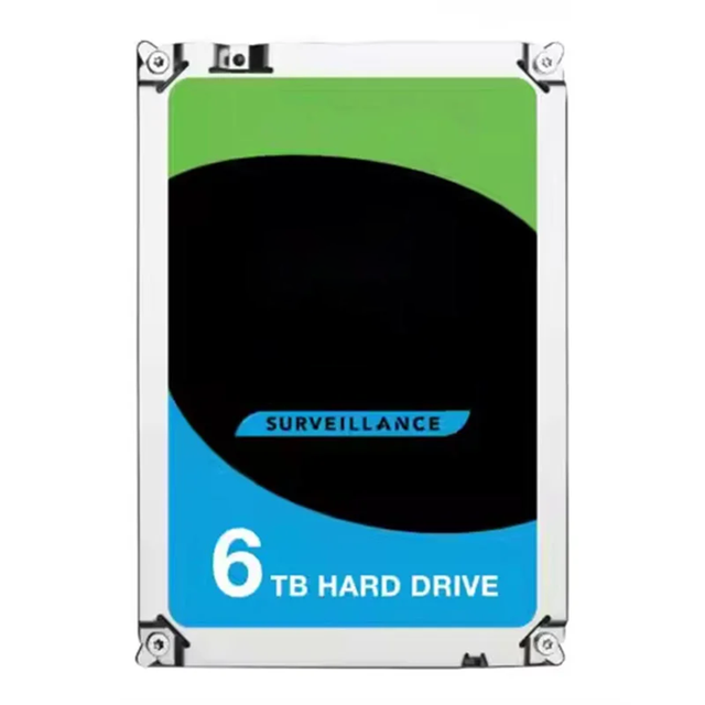 ST6000VX008 6TB 7200 RPM 256MB Cache 3.5" Monitoring HDD SATA 12Gb/s Interface Internal New Hard Drive Metal Plastic Shell ESATA