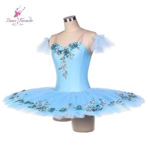Costumes de scène pré-professionnels, bustier en spandex bleu pâle, tutus BLL550, favoris de <span class=keywords><strong>la</strong></span> danse pour porter en groupe, tutu de danse classique - Product Image 4