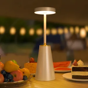Lámpara de mesa colorida con atenuación táctil, luz de noche, base de carga inalámbrica, lámpara de escritorio para sala de estar, restaurante, cafetería al aire libre