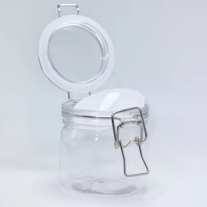 Pot en plastique scellé 220 ml, flacon de crème, emballage cosmétique, pot avec boucle en fer, flacon de soin de la peau, vente en gros - Product Image 5