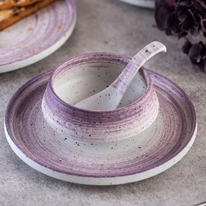 Ensemble d'assiettes à dîner émaillées <span class=keywords><strong>en</strong></span> grès céramique moderne Brett Vaisselle de restaurant <span class=keywords><strong>en</strong></span> porcelaine pour hôtels et restaurants - Product Image 4