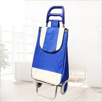 Sac de courses pliable pour supermarché avec roues, chariot de courses pliable léger à roulettes pour légumes