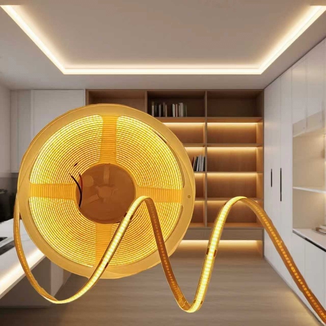 12V 24V Flexible IP20 Other Waterproof PCB LED Strip Light 320LEDs/M COB CRI>90 Easy Installation Home & Commercial Use