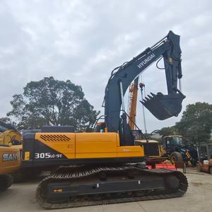 Performances opérationnelles stables, excavatrice Hyundai 305LC-9T d'occasion, 30 tonnes, 95% neuve, équipement d'origine, pompe PLC, moteur, boîte de vitesses - Product Image 3