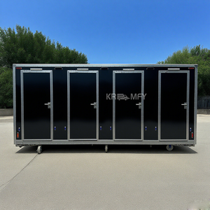 Haute Qualité Remorque Wc Mobile Public Extérieur Vip Camping Caravane Portable Salle De Bains Toilette - Product Image 1