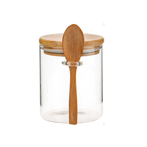 Productos de Bambú, Productos Ecológicos, Sal de Baño, Cuchara de Madera, <span class=keywords><strong>Tarro</strong></span> para Velas con Tapa - Product Image 1