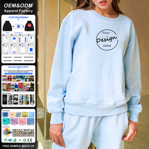 เสื้อสเวตเชิ้ตผู้หญิงผ้าฝ้ายพรีเมียมปักลายนูนแบบเฟรนช์เทอร์รี่ทรงโอเวอร์ไซส์  แบบควิลท์หลากสี  พร้อมโลโก้แบบกำหนดเอง - Product Image 1