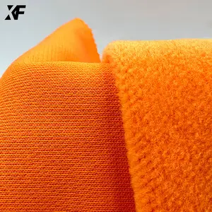 Fleece Fabric 35%cotton 65%polyester Heavyweight 500GSM Hoodie French Terry 500 Gsm Manufacture Sherpa Fleece Terry Fabric