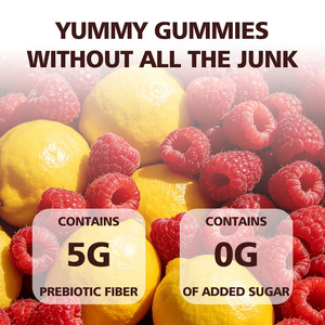 Gummies de fibres les plus vendues avec supplément alimentaire de sodium favorisant la santé digestive et nourrissant les bonnes bactéries de votre intestin - Product Image 3
