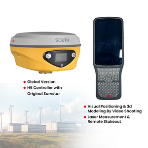 เครื่องรับสัญญาณ GNSS IMU-RTK รุ่นใหม่ล่าสุด SOUTH ALPS1/S2 พร้อมช่องสัญญาณ 1698 ช่อง และกล้องคู่+เลเซอร์สำหรับการสำรวจที่ดิน GNSS - Product Image 4