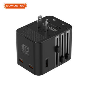 Adaptateur de voyage avec 25W 2Type-C International All in One Worldwide Global Universal avec Usb et Type c US/EU/UK/AU - Product Image 3