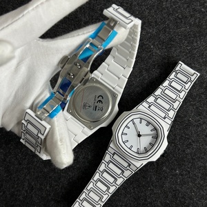 Montre carrée à chiffres arabes, style dessin animé, en plastique, étanche 3 ATM, montre de sport, montre à quartz personnalisée pour homme, Relojes Hombre - Product Image 2