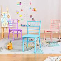Chaises empilables colorées pour enfants, en résine plastique PP, idéales pour mariages, banquets d'hôtel, anniversaires, événements et location – Offre Spéciale