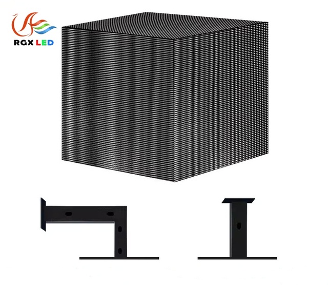 Outdoor High Quality Full Color Advertising Cube LED Screen P2.5 Irregular Shape LED Screen Module for Retail Shop