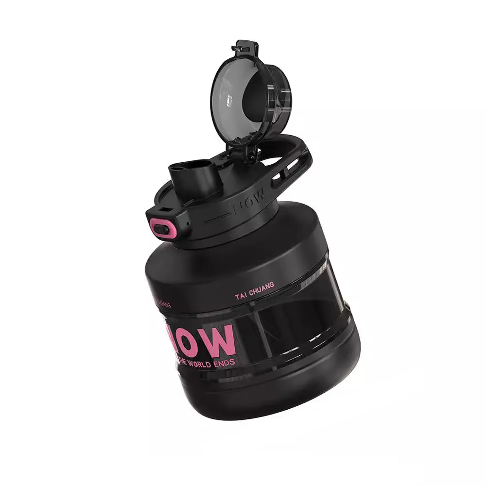 STARLII Bouteille d'eau en plastique Tritan Sport Gym 2024 personnalisée sans BPA de 830ml avec paille et bouchon Push Pull