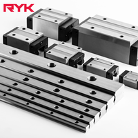 Rail de guidage linéaire en acier à charge lourde de haute précision HGR15-HGR65, voies de guidage pour machine CNC avec roulement