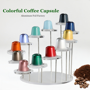 Cápsulas de Café Vacías de Aluminio de Alta Calidad, Venta Caliente, Varios Colores, Cápsulas de Café Vacías Modernas Compatibles con <span class=keywords><strong>Nespresso</strong></span> - Product Image 5