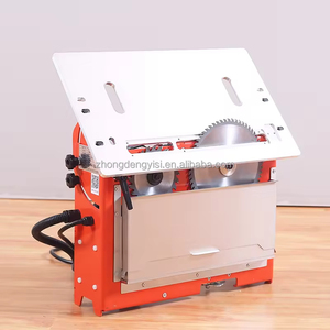 Scie à bois portable à double lame, machine à scier circulaire automatique, moteur sans balais, scie de table d'occasion pour le travail du bois, scie à panneaux - Product Image 2